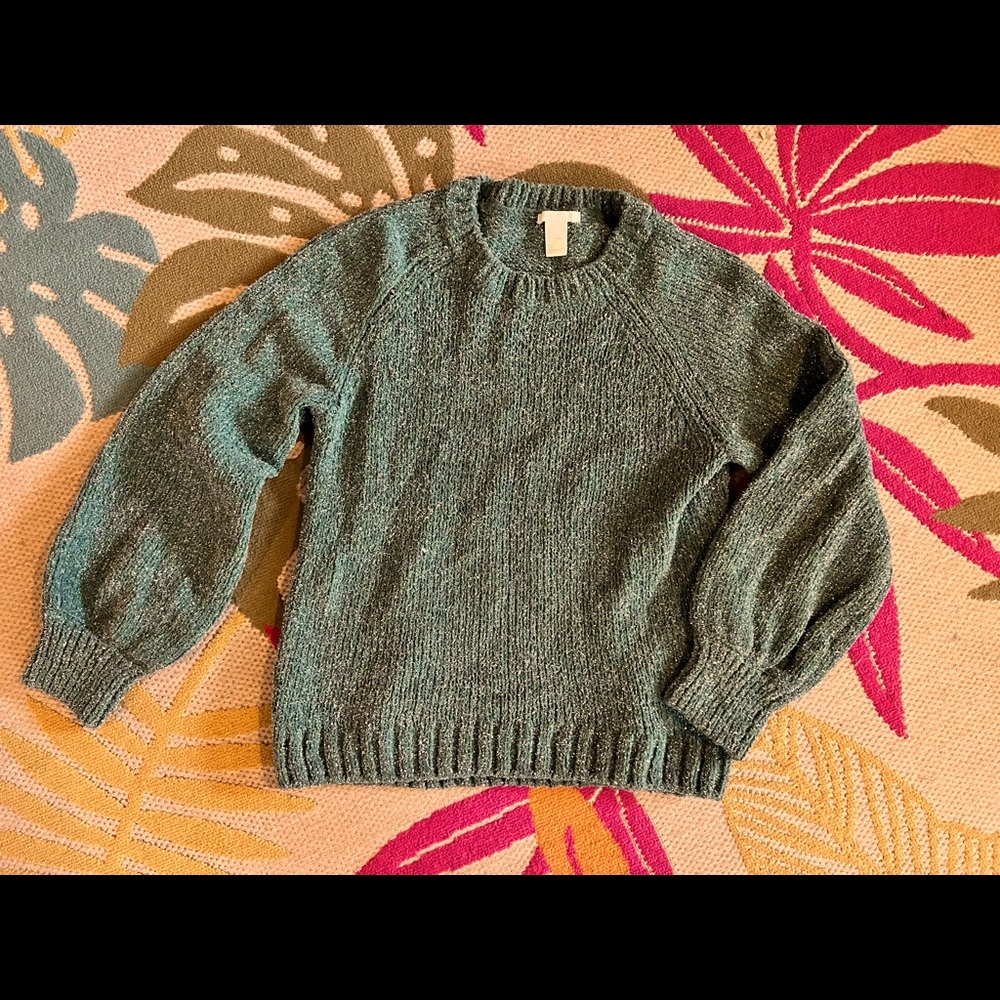 H&M sparkle sweater